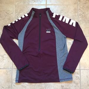 VS Pink Ultimate Half Zip Jacket